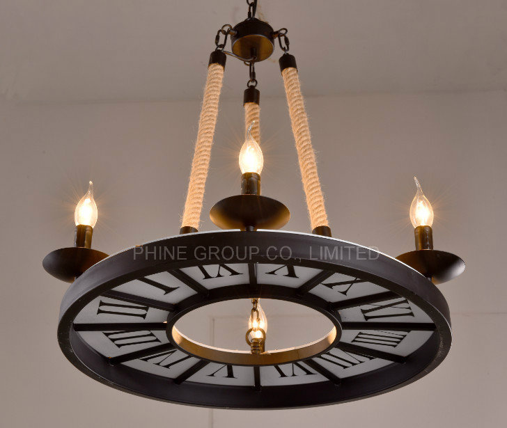 Round Classical Indoor Decaration Standard Bar Chandelier