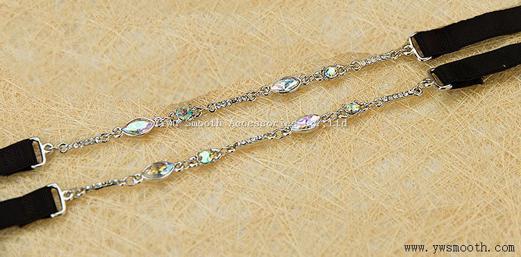 Decorative Fashion Jewelry Crystal Chain Bra Rhinestone Shoulder Strap Women