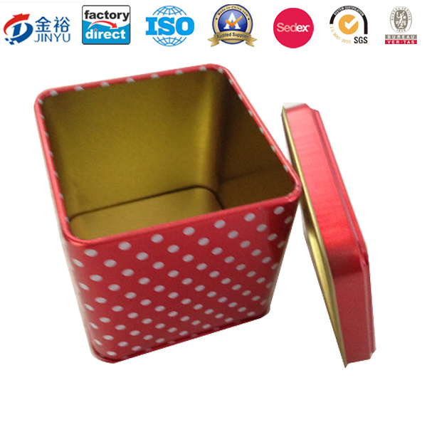 Metal Beautiful Wedding Favor Tin for Gift Jy-Wd-2015120702