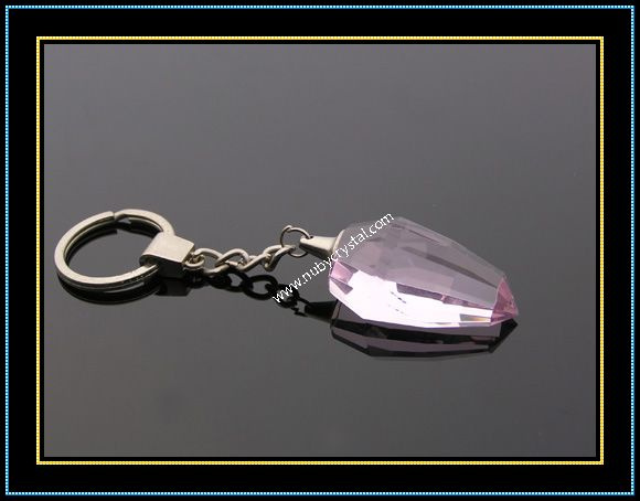 Heart Shaped Crystal Keychain (KC04)