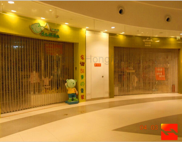 Commercial Transparent Crystal Roller Shutter