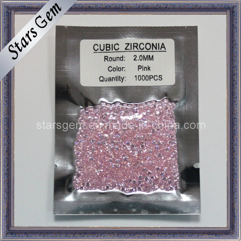Provide 0.7mm-3mm Small Size Cubic Zirconia Gemstone