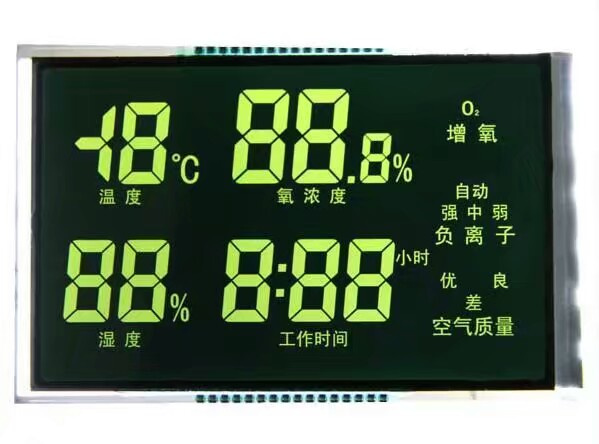 Custom Money Counting Machine Segment LCD Display
