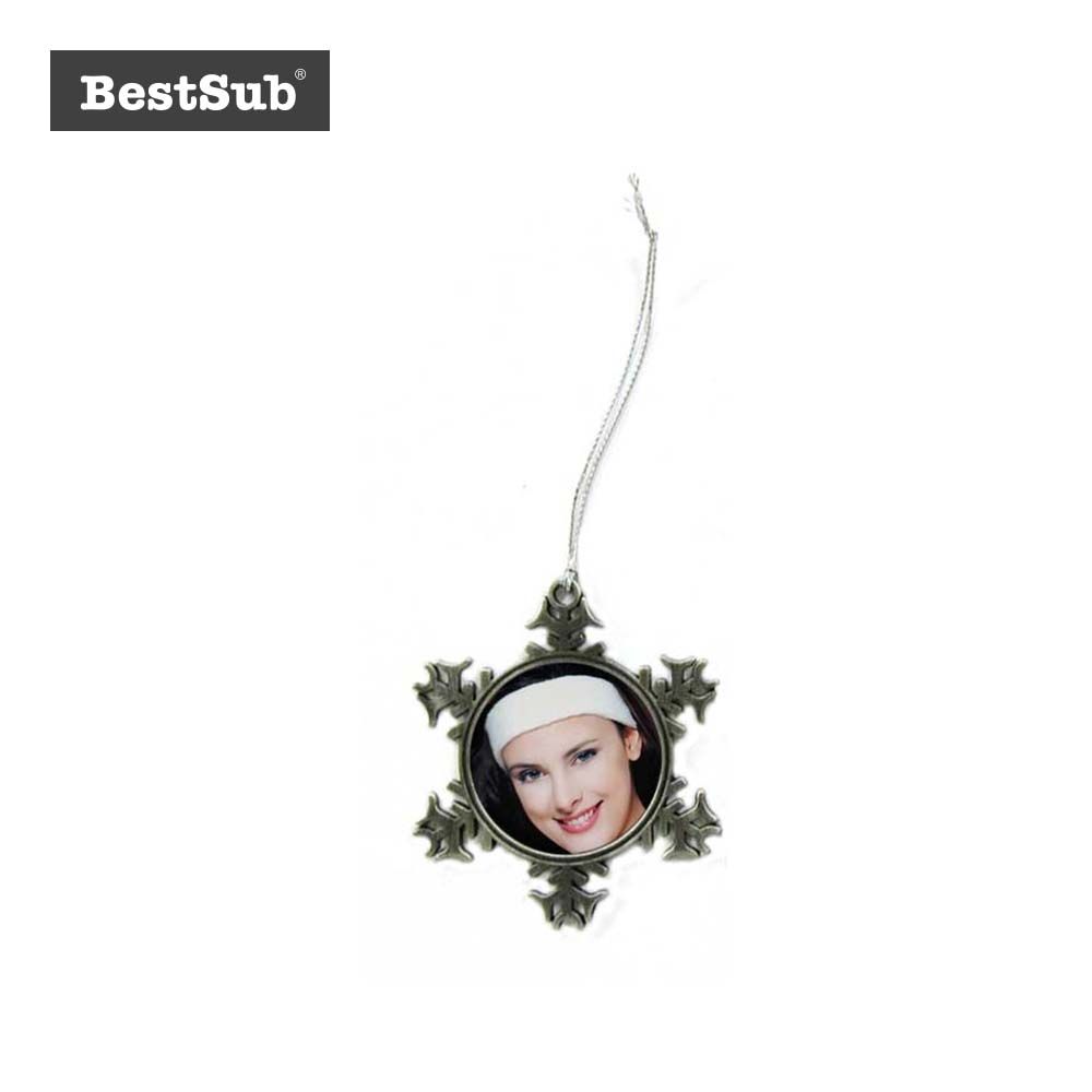 Bestsub Promotional Snow Flake Pewter Ornament (SD01)