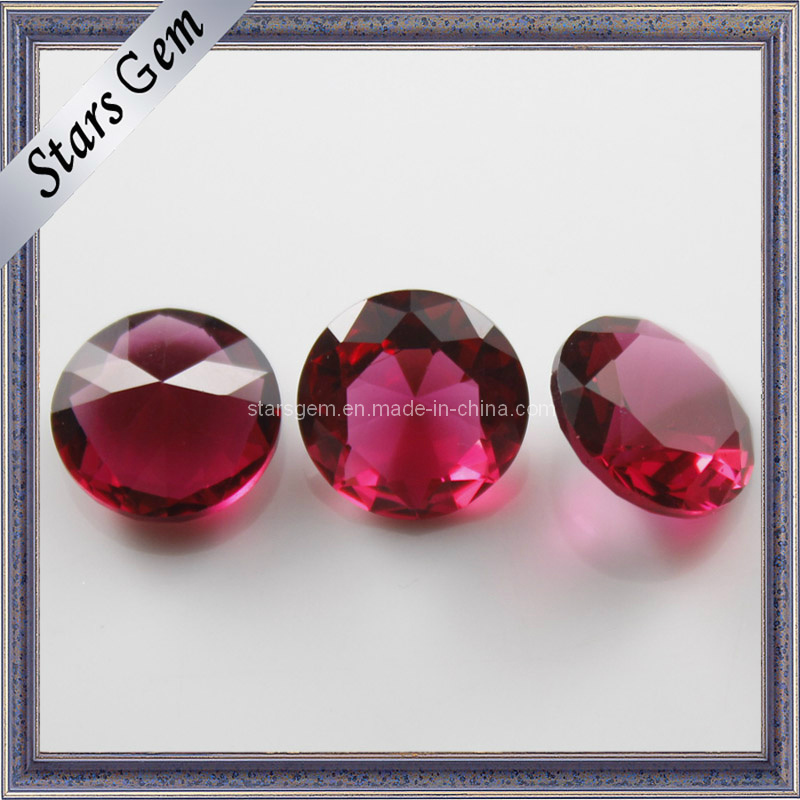 Rose Pink Diamond Shape Shinning Glass Beads