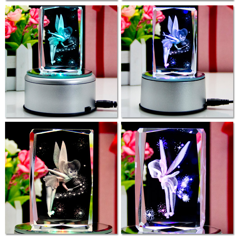 Engraving Machine 3D Photo in Cube