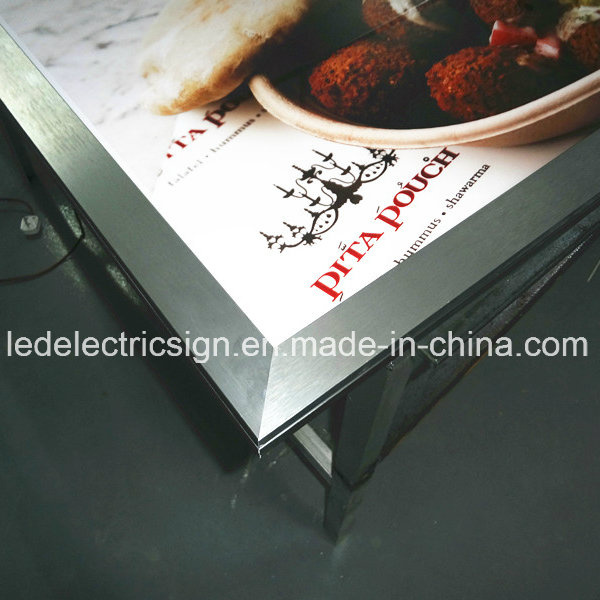 Ceiling Hanging Poster Frame Snap Frame Light Box for Menu Board