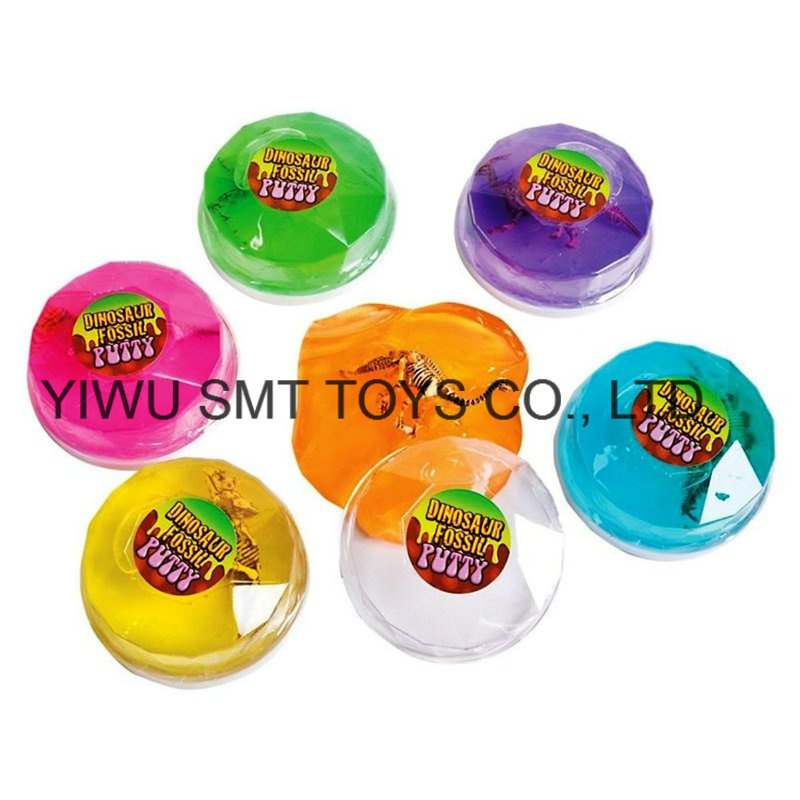 Dinosaur Fossil Crystal Bouncing Putty