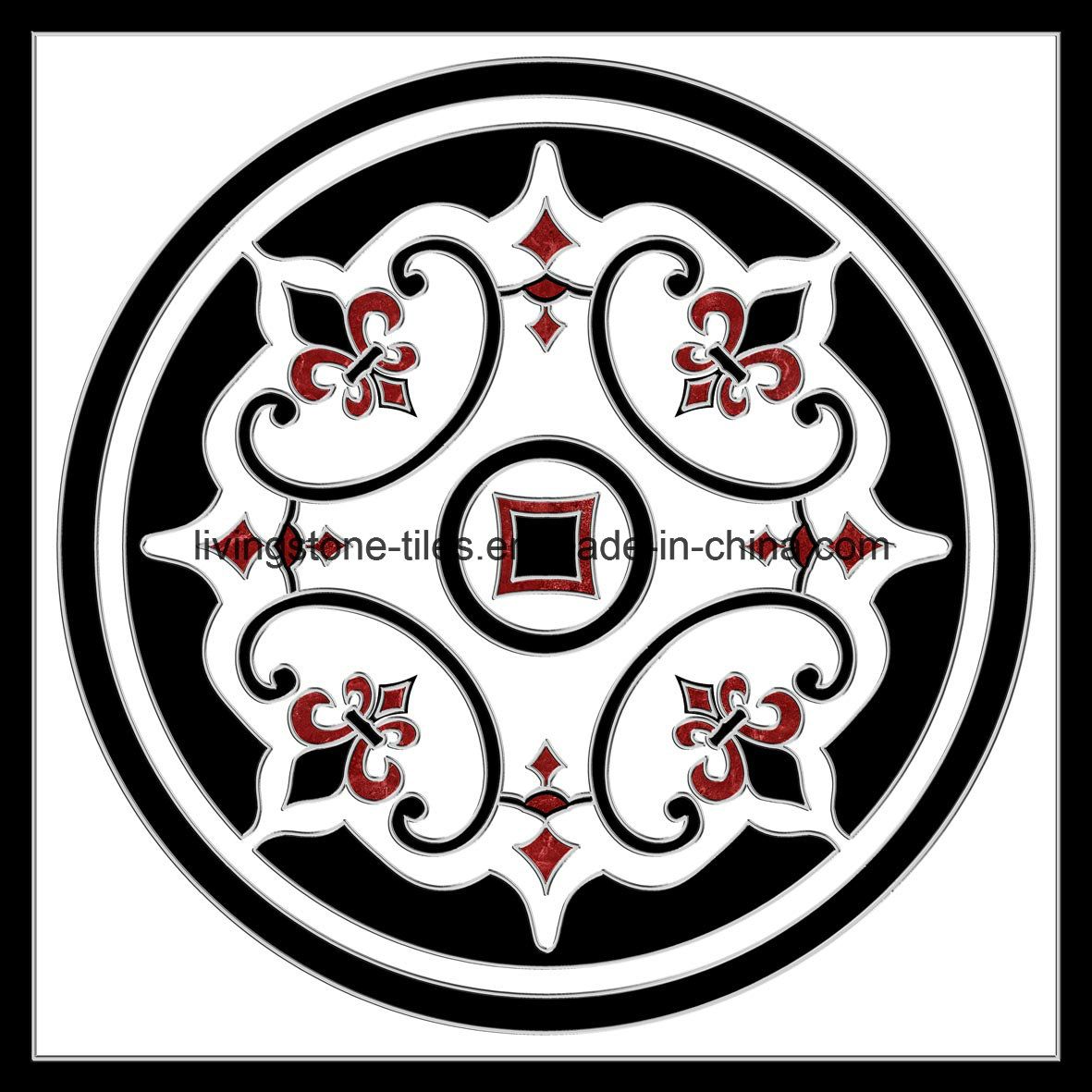 Black and White Carpet Puzzle Floor Tiles
