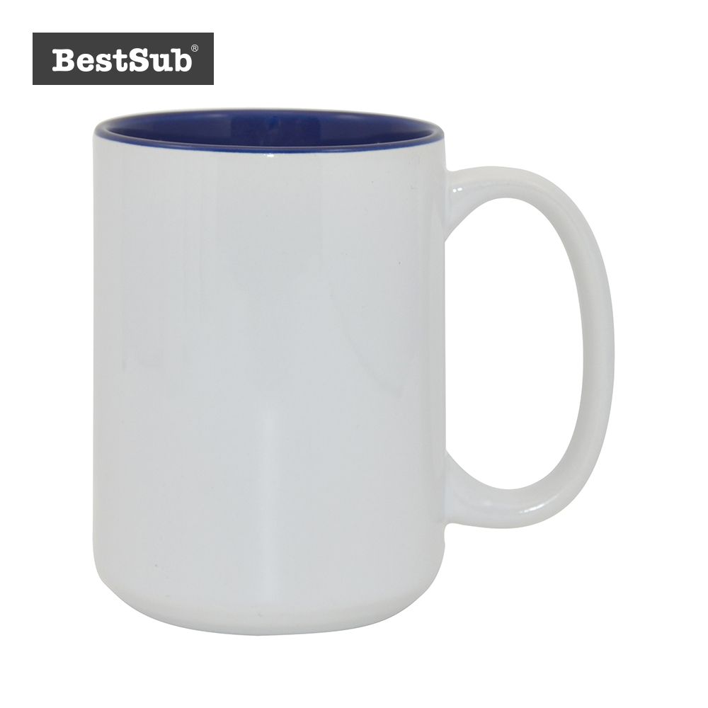 Bestsub 15oz Two-Tone Sublimation Photo Mug (B21N-07)