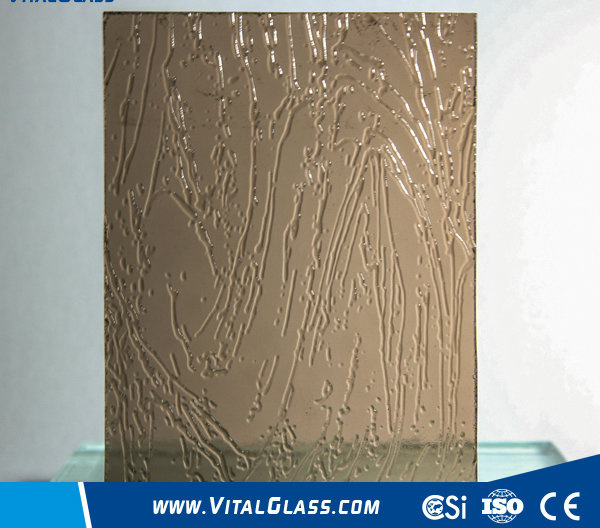 3-6mm Tempered Bronze Dream Patterned/Figured/Reflective/Laminated/Acid Etched Glass with Ce&ISO9001