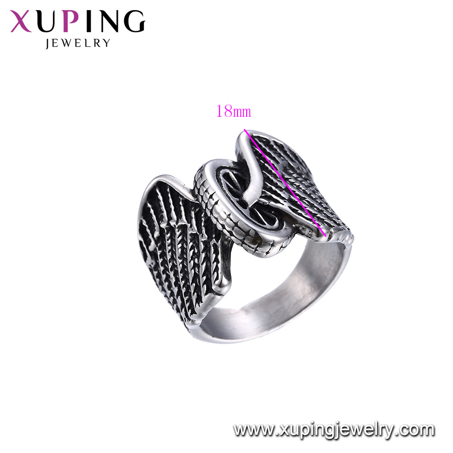 15489 Xuping Jewelry Manufacturer China Silver Color Ring Designs for Lady