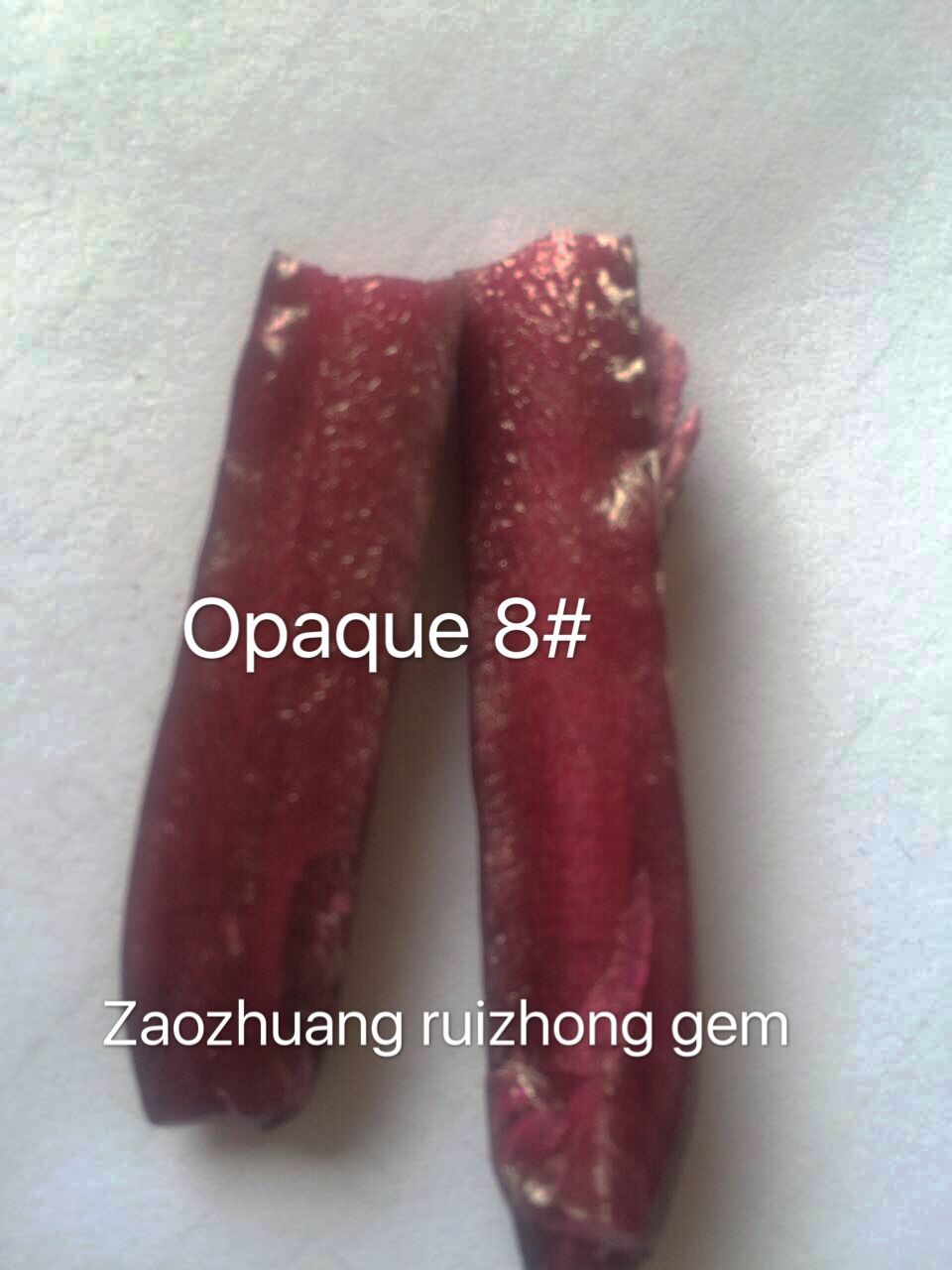 Opaque Ruby Material, Rough Opaque Ruby, Imitation Natural Ruby Material