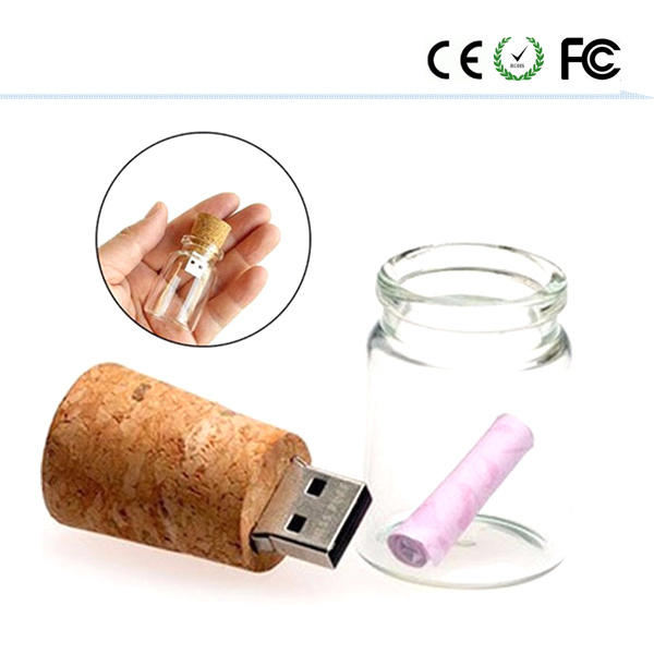 Wooden Wine USB 2.0 Flash Memory Stick Drive U Disk