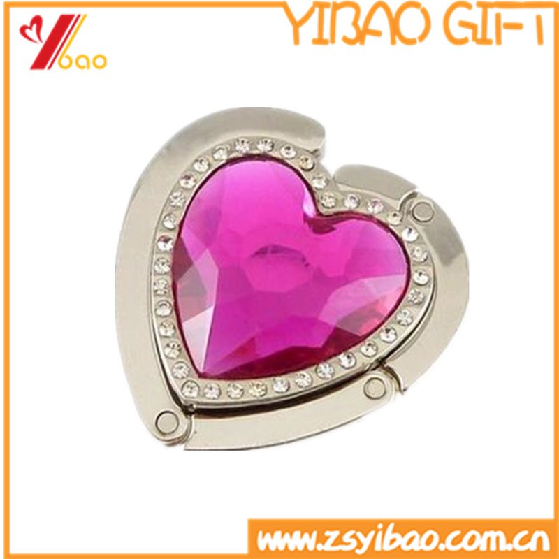 Custom Shape Foldable Crystal Purse Hanger (YB-LY-pH-01)