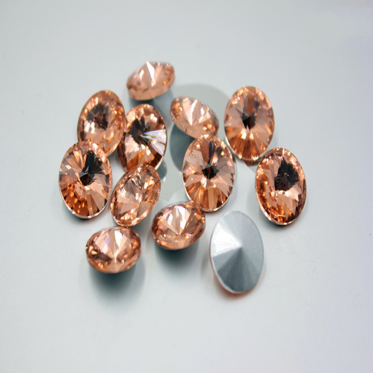 Rivoli Sew on Glass Beads Ab 3015 Crystal Beads, Sew on Crystal Ab Rhinestones