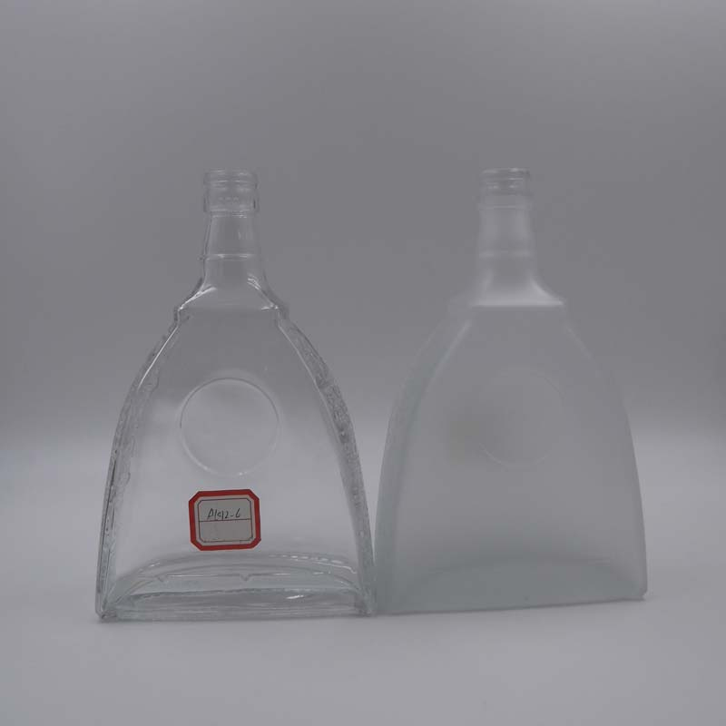 500ml Brandy Glass Bottle Decanter, Vodka Distilled Glass Container