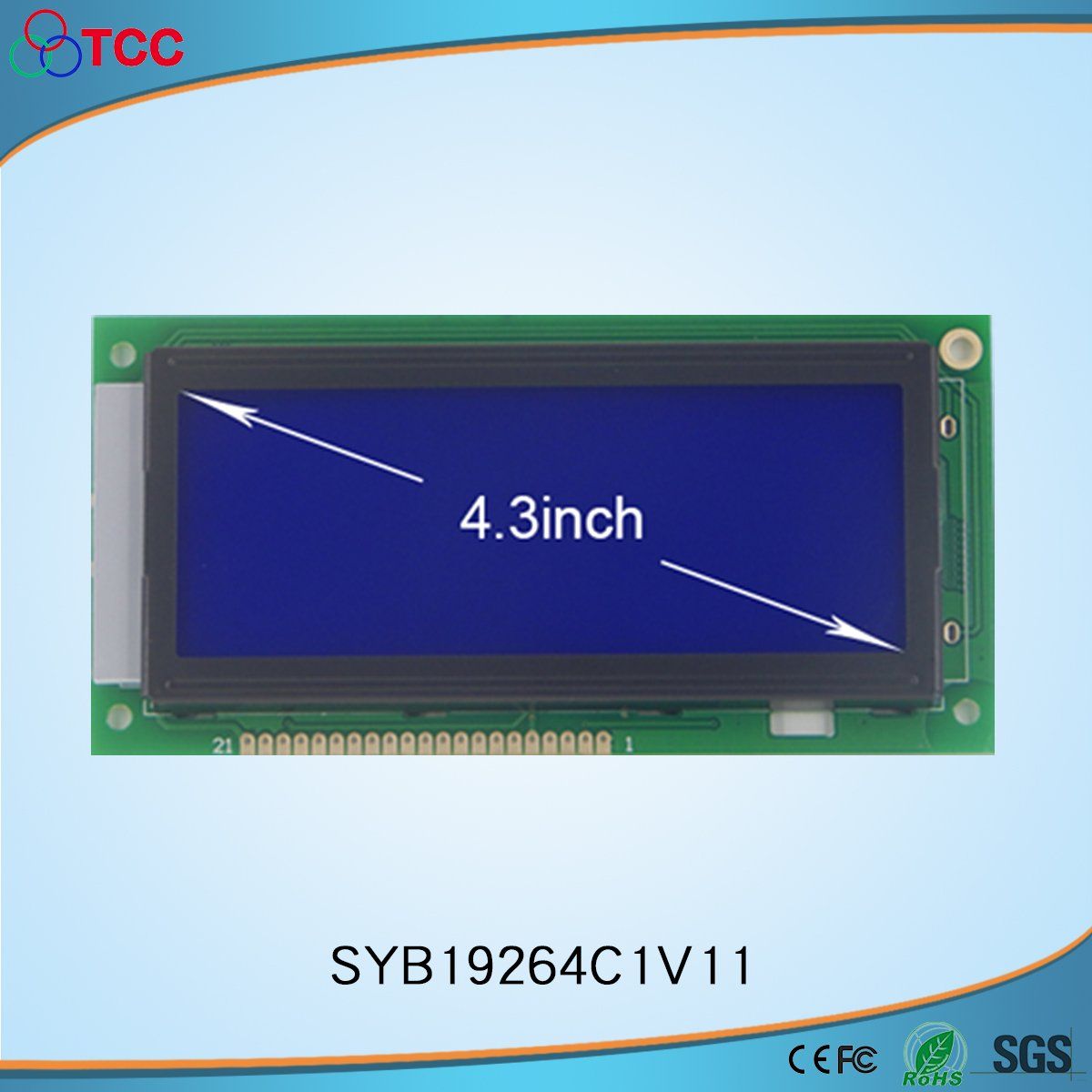 5.1 Inch LCD Module, 240128 Small Inch LCD Display Screen