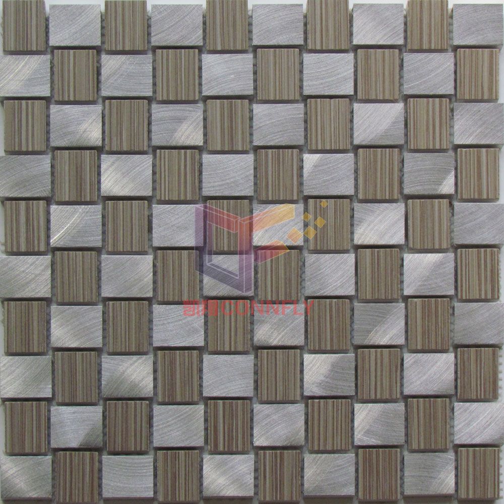 Weave Shape Aluminium Mix Ceramic Mosaic Tiles (CFA76)