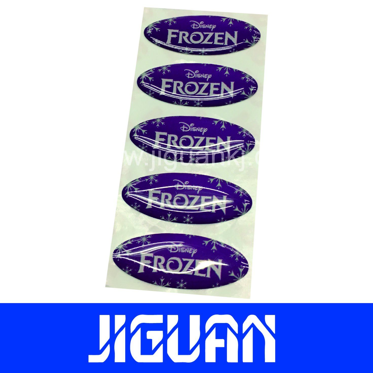 Custom Waterproof Small Stickers Printed Clear 3m Epoxy Sticker