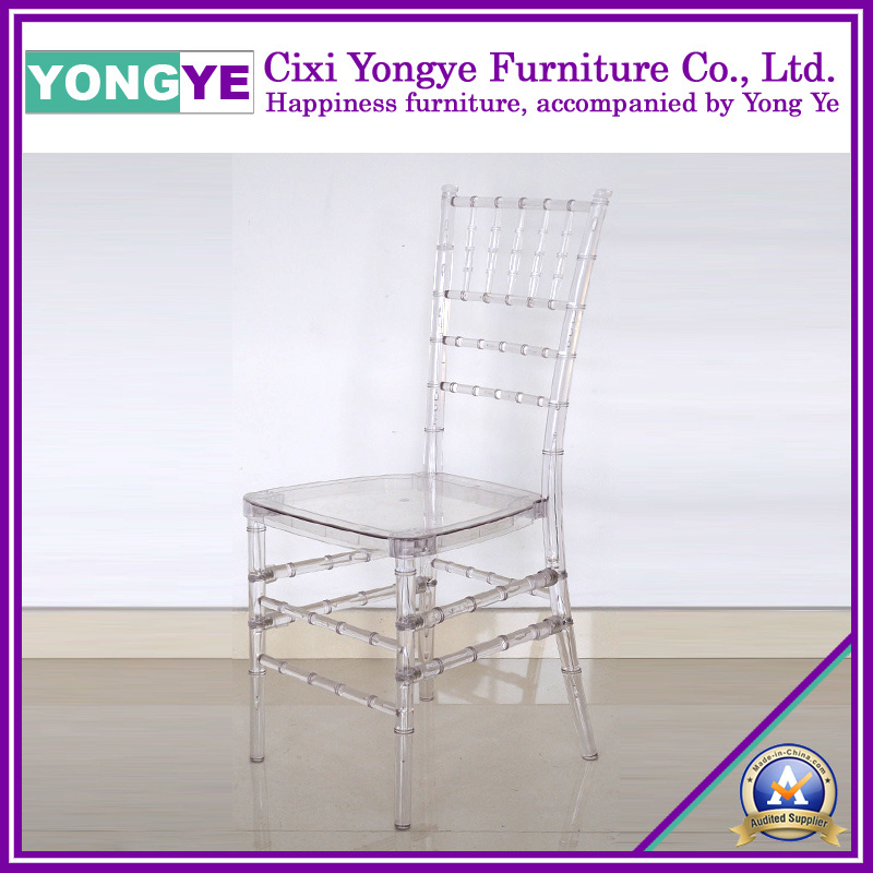 Crystal Tiffany Chair with High Stackable Ability