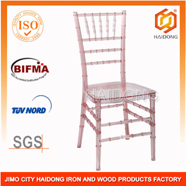 Flash Elegance Crystal Pink Stacking Chiavari Chair