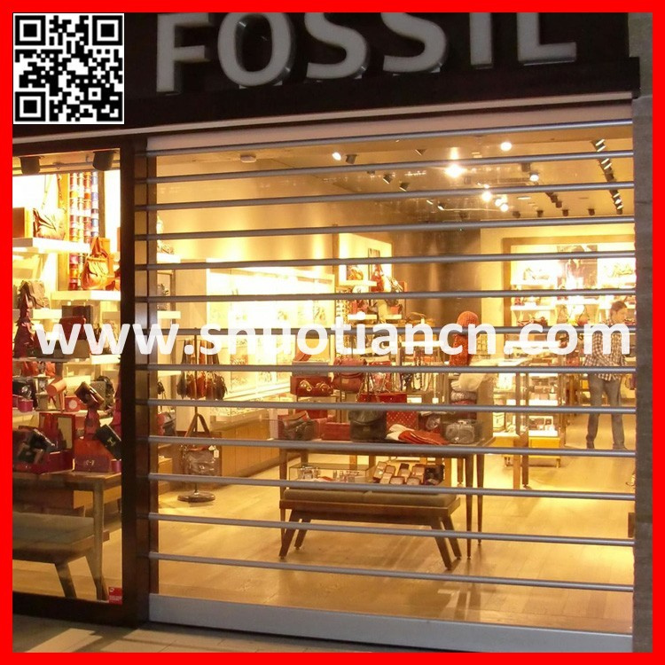 Crystal Polycarbonate Transparent Rolling Shutter Door, Shop Roller Door, (ST-02)