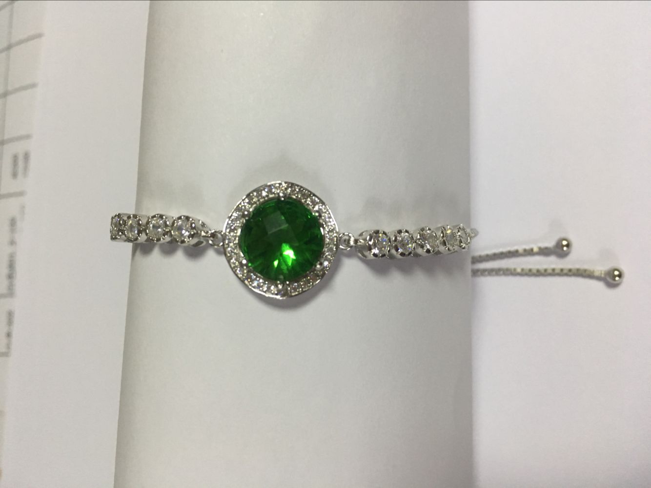 Fashion 925 Sterling Silver Bracelet with CZ