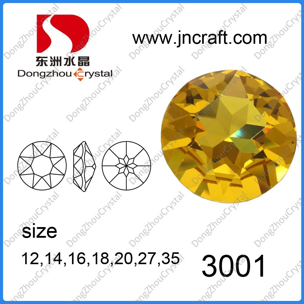 Lead Free Machine Cut Point Back Fancy Crystal for Wedding