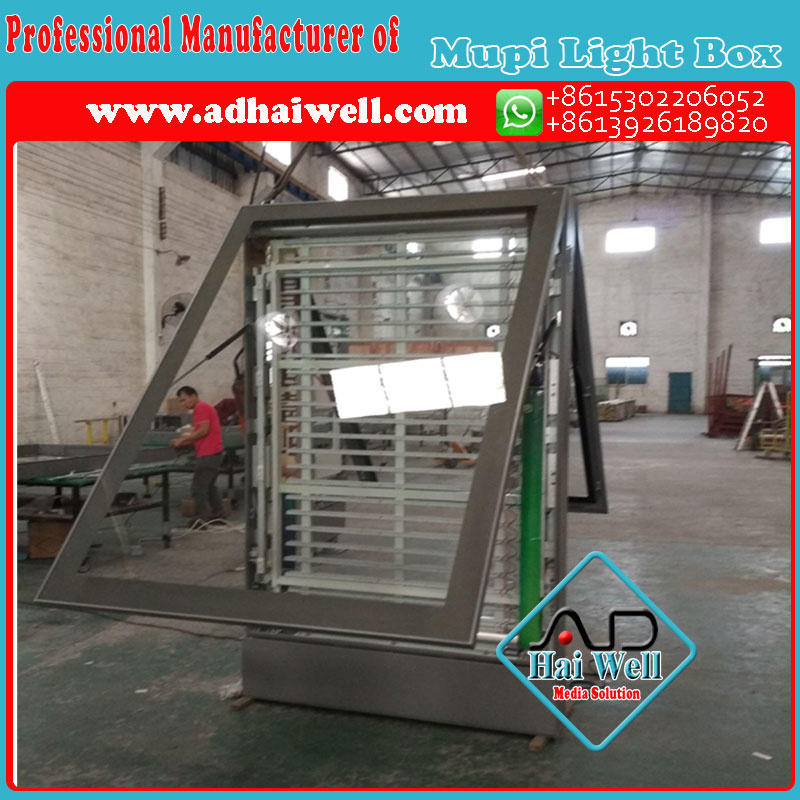 Saso Certification Mupi Light Box Advertising Display