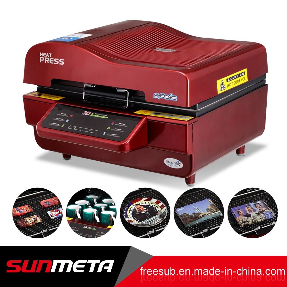 Yiwu Sunmeta 3D Sublimation Vacuum Heat Transfer Sublimation Machine