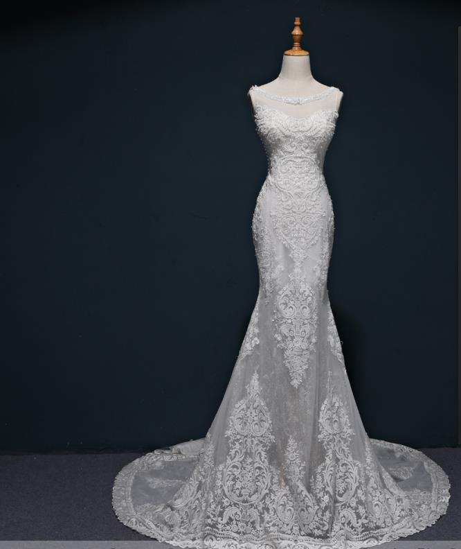 Mermaid Lace Wedding Bridal Wedding Dress