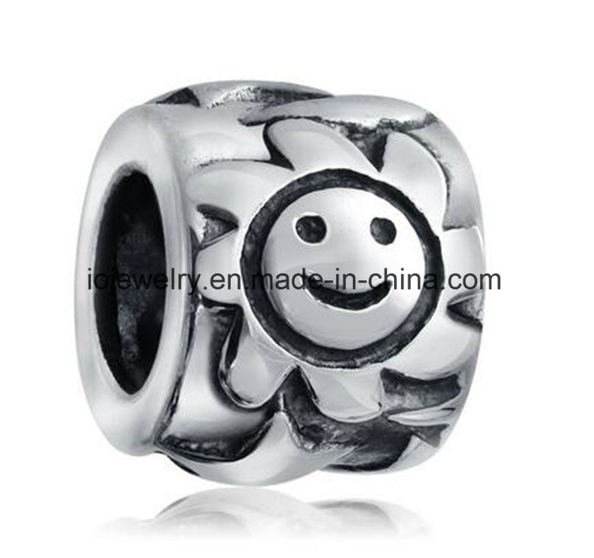 Stainless Steel Sun Star Bead Custom Jewelry