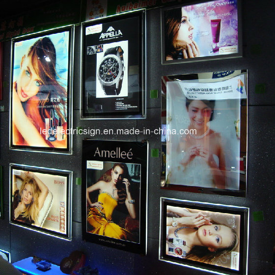 High Lighting The LED Crystal Light Box Display Wall