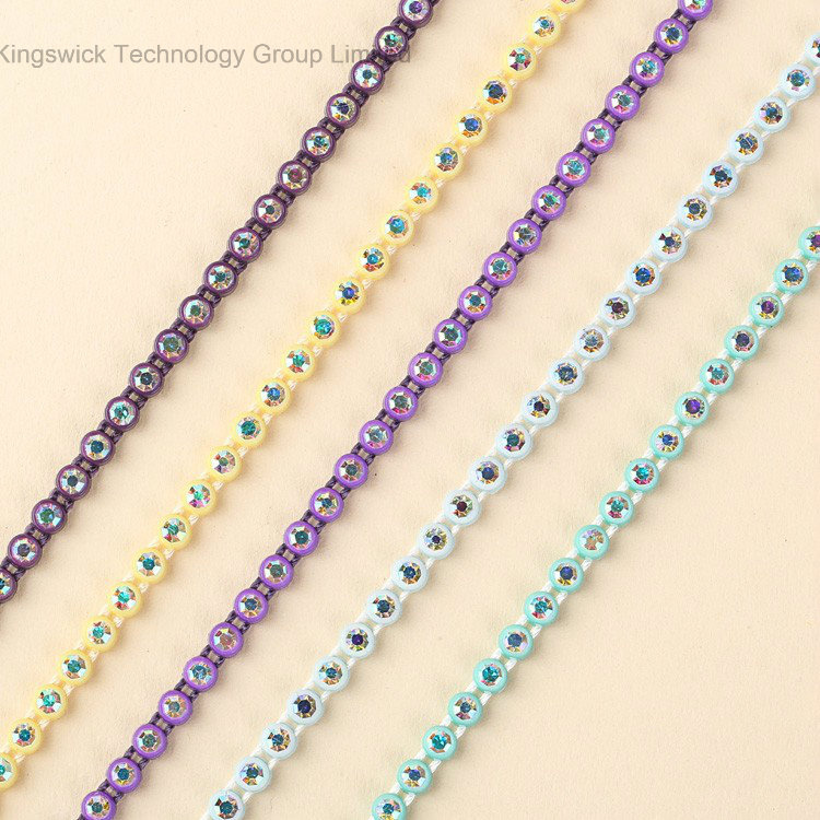 Rhinestone Banding, Rhinestone Chain Trimming in Roll