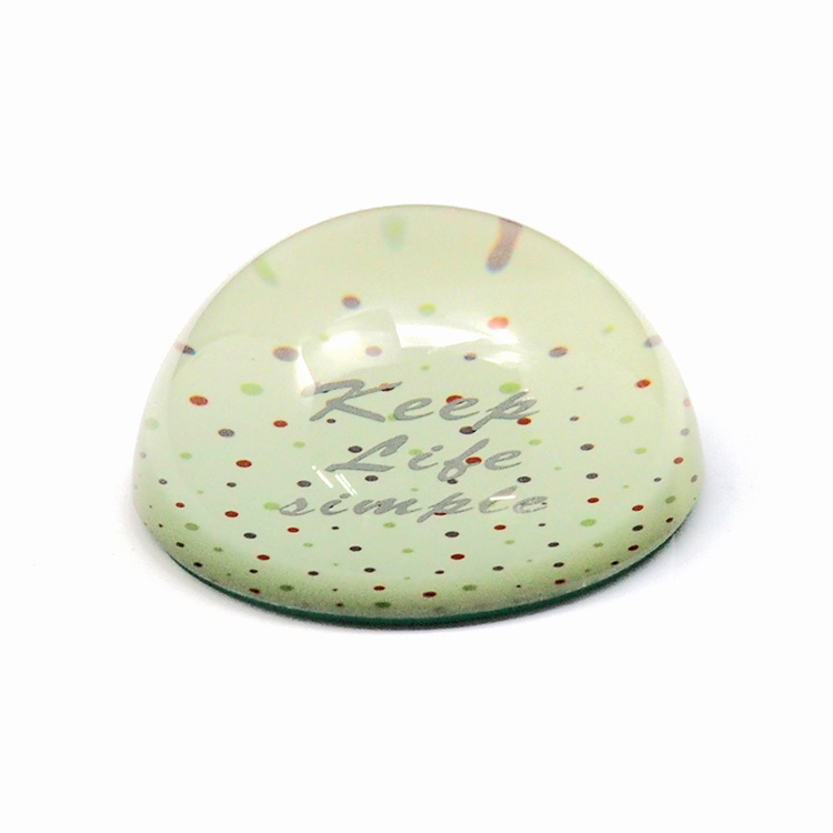 New Arrival Cheap Clear Dome Glass Paperweight Hx-8362
