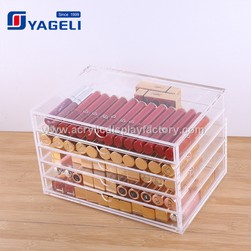 2018 Fashionable Acrylic Makeup Organizer with Custom Drawers
