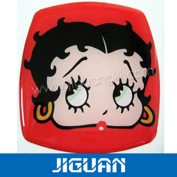 3D Epoxy Logo Dome Resin Sticker Epoxy Doming Resin Label