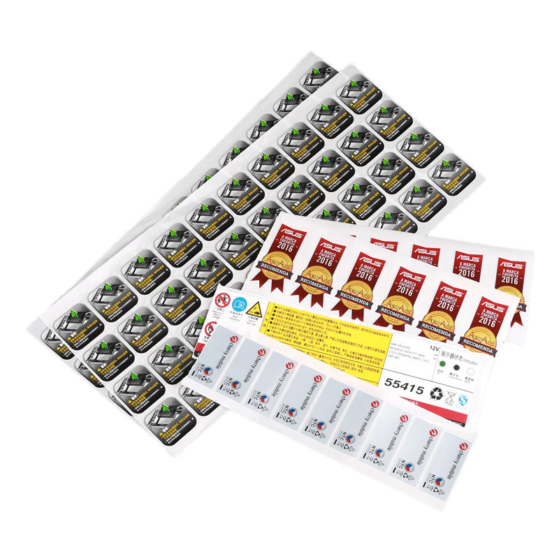 Full Color Printing Adhesive Sticker Averydennison/3m Pet/Durable Permanent Adhesive
