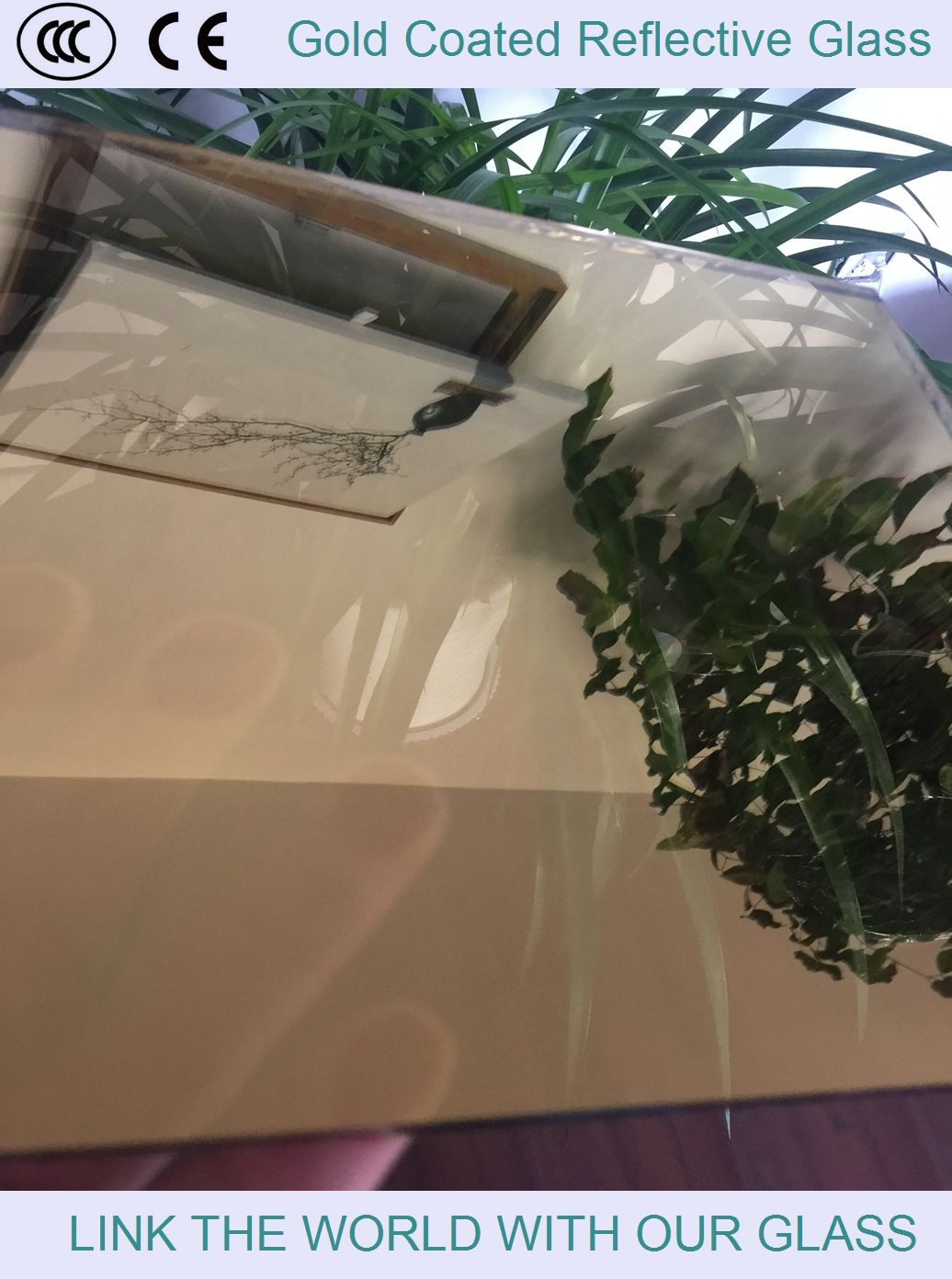 Laminated Glass with Reflective Glass and Float Glass