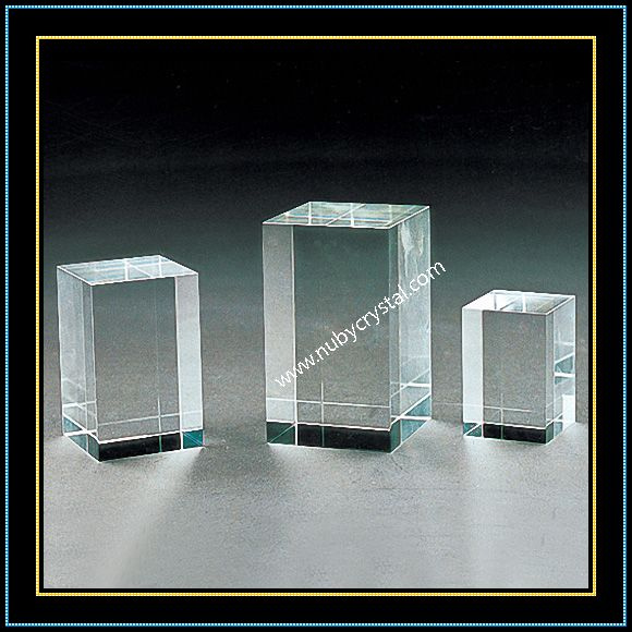 Crystal Block Blank for Engraving