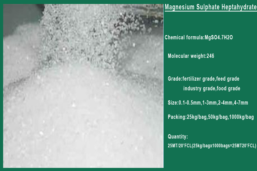 Magnesium Sulphate Heptahydrate 995% Min