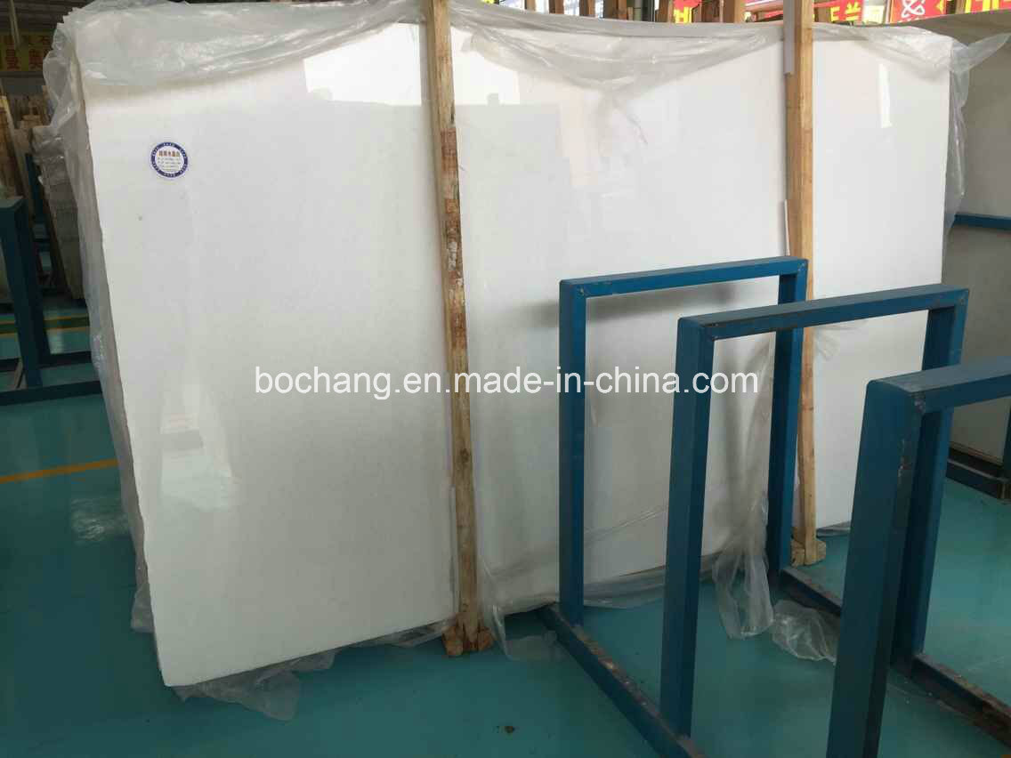 Crystal White Marble Slab for Polished Tile