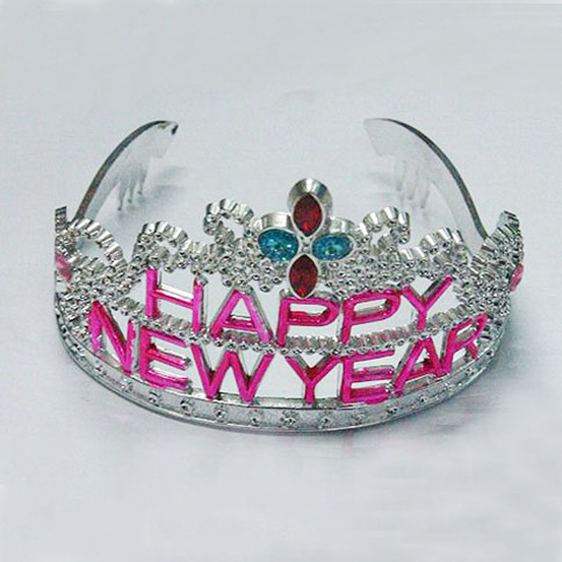 New Plastic Fairy Blinking Metallic Princess Tiara Crown