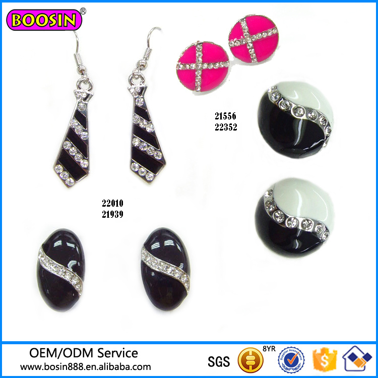 Top Design Crystal Jewelry Fashion 2015 Enamel Women Earring