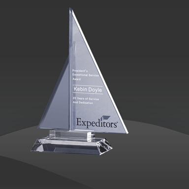 Crystal Clear Sailboat Award (DMC-DCA117C, DMC-DCA118C, DMC-DCA119C)