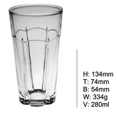 Clear Glass Cup Beer Mug Water Cup Drinking Glassware Sdy-F0059