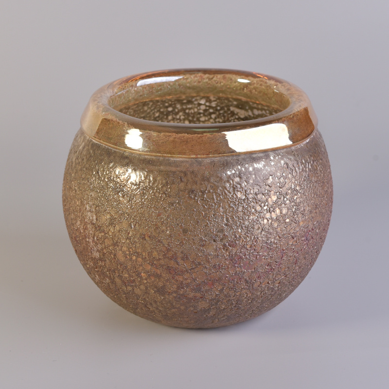 2018 Ancient Finish Glass Candle Vessel