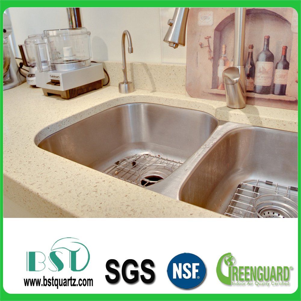 Faux Beige Starlight Quartz Countertop