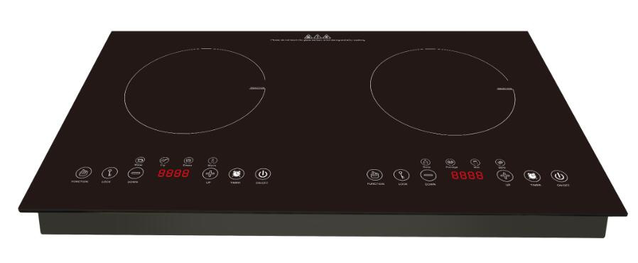New Arrived Stainless Steel Induction Cooktop with Two Burner